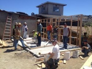 House building in Tecate