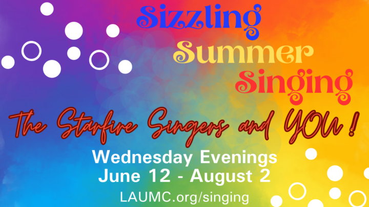 Sizzling Summer Singing Event Poster