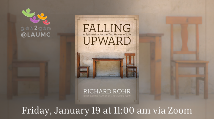 Falling Upward (Book cover). Falling Upward: A Spirituality for the Wto Halves of Life by Richard Rohr.